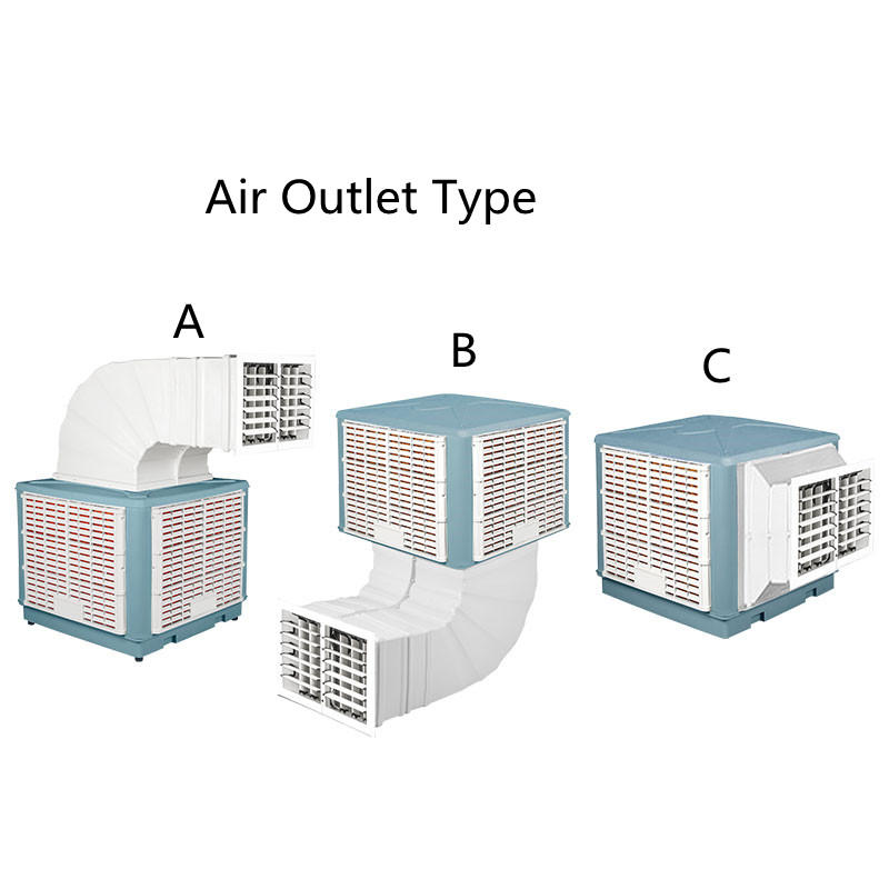 Coloration de refroidisseur d'air portable orange