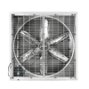 Jatianxia 138x138x35cm Ventilateur de flux axial de montage mural 1100W 40000m3 / h Ventilateur d'échappement de ventilation industrielle